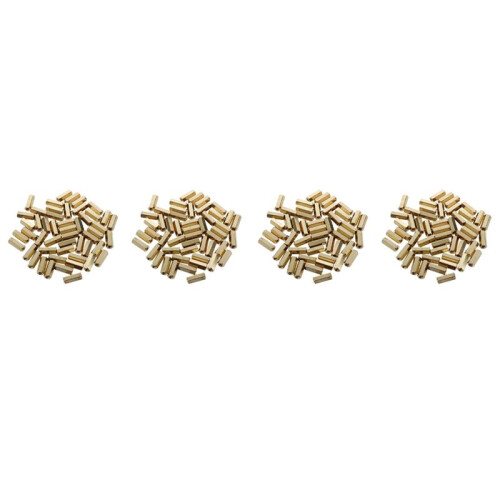 12mm Long Metal Hexagonal M3 Female Thread PCB Standoff Spacers 200 Pcs