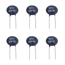 6X 20D-20 NTC Thermistor for Limiting of Inrush Current of Power Supply Ballast CFL,Black