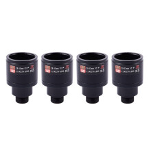 4X HD-CCTV-Objektiv 3.0MP M12 2,8-12 mm Vario-CCTV-IR-HD-Objektiv, F1,4, Manueller Fokus-Zoom