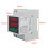 D52-2058 Wattmeter Din Rail Volt Current Meter Power Factor Digital Meter AC80-300V Multi-Function Kwh Hz Meter 0-100A,B 7