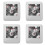 4X NFC Function Keyring 1.54-Inch Three Color Display Screen Image Wireless Transmission Keychain Ink Screen 1