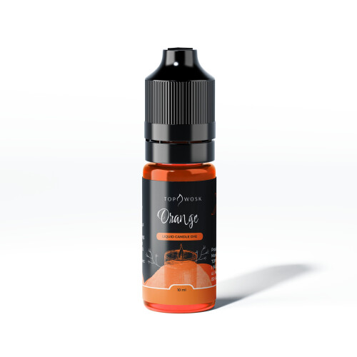 Orange flydende lysfarve 10 ml