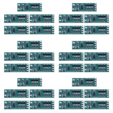 30Pcs 3-12V Flashing LED Light Module Red Pair Flashing for Car Model Bicycle Electric Vehicle Safety Light