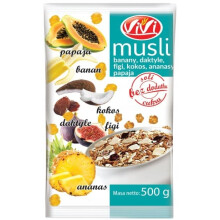 VIVI Müsli tropiske frugter 500g