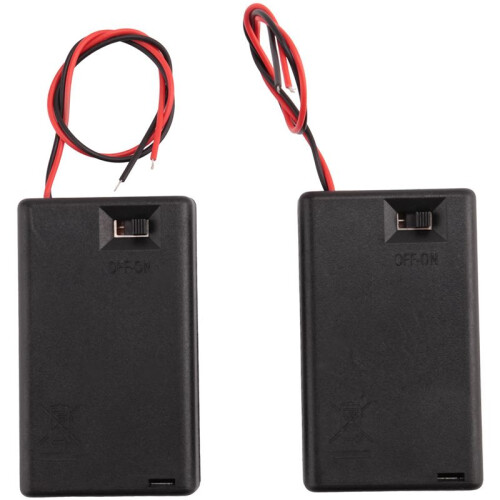 8 Pcs 3 X AAA 4.5V Battery Holder Case Box Wired /OFF  W Cover 1