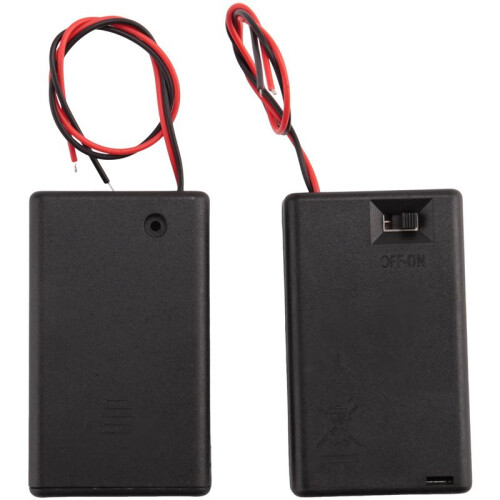 8 Pcs 3 X AAA 4.5V Battery Holder Case Box Wired /OFF  W Cover 2