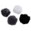 8X Lavalier Microphone Furry Windscreen Fur Windshield Wind Muff Soft for    Lapel Lavalier Mic 5Mm 3