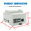 10X for Raspberry Pi 4 Model B ABS Case White Case Protective Case Enclosure for Raspberry Pi 4B 6