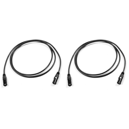 2X CAT6 Ethercon Cable EtherCON-Compatible RJ45 Connector for Studio Setups, Touring, Stage Production, Concerts 2 Meter