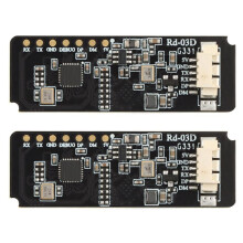2X Rd-03D 24G Multi-Target Menschliche Bewegung Flugbahn Lokalisierung und Tracking Modul -Board PCB Antenne