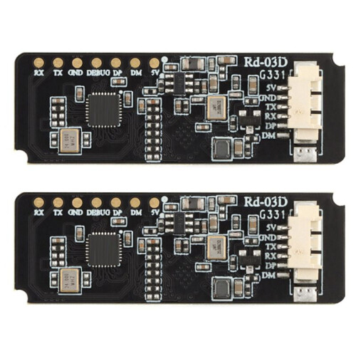2X Rd-03D 24G Multi-Target Human Motion Trajectory Localization and Tracking  Module -Board PCB Antenna