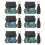 6X  12V 10A 1Ch Wireless Remote Control  System Receiver Transmitter 2 Buttons Waterproof Remote 433Mhz 1