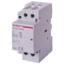 E.NEXT p005218 Modulær kontaktor PRO 2P 63A 2NO 230V AC