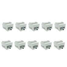 10X for Raspberry Pi 4 Model B ABS Case White Case Protective Case Enclosure for Raspberry Pi 4B