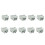 10X for Raspberry Pi 4 Model B ABS Case White Case Protective Case Enclosure for Raspberry Pi 4B 1