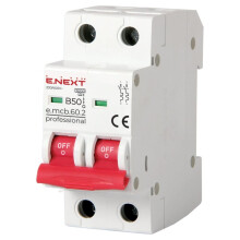 E.NEXT p041022 Sikring til afbryder PRO 2P B 50A 6kA 230/400V AC