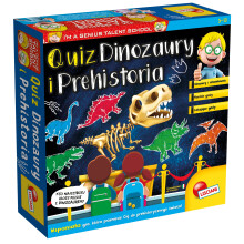 Lisciani JEG ER GENI Quiz Dinosaurer og Forhistorie BRÆTSPUSLESPIL