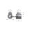 DVS6/50L magnetventil skillespole, DVS6/50 L/MIN 12V 1