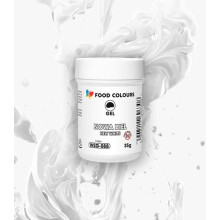Gelfarve hvid 35g
