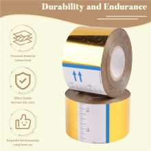 Hot Stamping Foil Paper with 1.5x400ft,Hot Foil Stamping Paper for Leather Bronzing Machine DIY Decoration Gold
