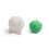 Silikone lysform kugle 7,3x8,4 cm 1