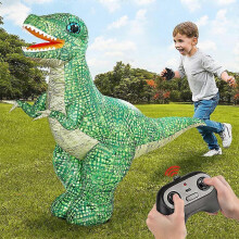 Funny inflatable remote control dinosaur toy