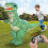 Funny inflatable remote control dinosaur toy 1