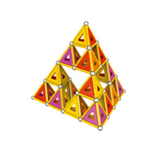 Panneaux Geomag Classic Recyclés Warm Master 388 Pcs
