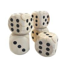 Yatzy géant en bois 6 pièces