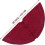 (Red) Christmas knitted tree skirt, 48 inches 3