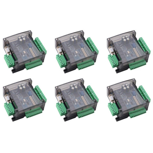 6X FX3U-14MR PLC Industrial Control Board 8 Input 6 Output Programmable Control Relay Output, 24 V PLC Control