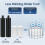 4 St Vattenfilterbyte för  Svart Activated Carbon BB9-2-Filter för Gravity-Matat Vattenfiltersystem 3