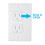 24 Pack Self-Closing Electric Outlet Covers for Child Proofing Safety Wall Socket Plates 4