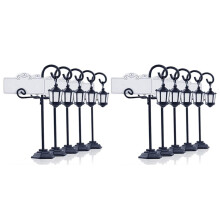 10 PCS Streetlight Shape Wedding Party Reception Place Card Holder Number Name Table Menu Picture with A Card