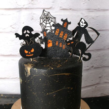 HALLOWEEN kagetopper sæt med 6