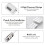 Fridge Lock with Code, Pack of 4 Fridge Locks, No Drilling, Fridge Locks for Refrigerators, Wine Cooler, Window Drawer 1