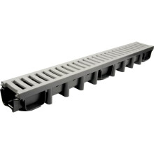 LINEÆR DRÆNERING 1000*98 RELE MED PVC-RISTE A15 ASK - MX 01748