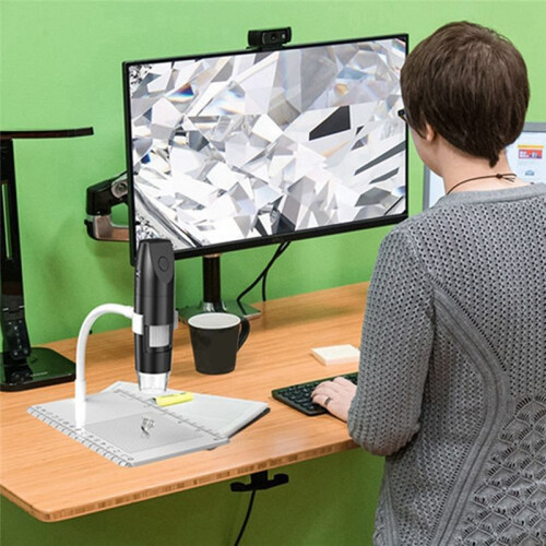 Wireless Digital Microscope 50X-1000X Magnification Portable Handheld USB WiFi Coin Microscopes for Android IOS PC 1