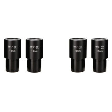 4 PCS WF10X Widefield Eyepiece Biological Microscope Optical Lens Eyepiece Wide Angle 23.2mm Mounting Size