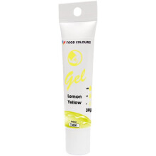 CITRONGUL gelfarve 30 g fødevarefarver