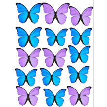 Kagevaffel BUTTERFLIES BUTTERFLIES mix wz6