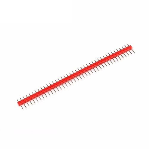 Forbindelsesliste 1x40 -2,54, rød, 2 stk.