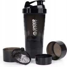 ECARLA sportsshaker til proteintilskud med si 500ml sort BD55CZ