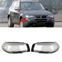 Bilstrålkastarlinslock för X3 E83 2006-2010 Klar Strålkastarlins Transparent Lampskärm Strålkastarskal Höger
