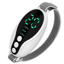 Rechargeable hand-held pulse decompression EMS microcurrent sleep instrument