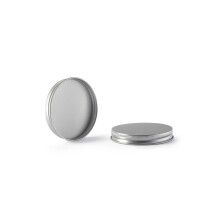 Låg til 250 ml glas Aluminium - Sølv