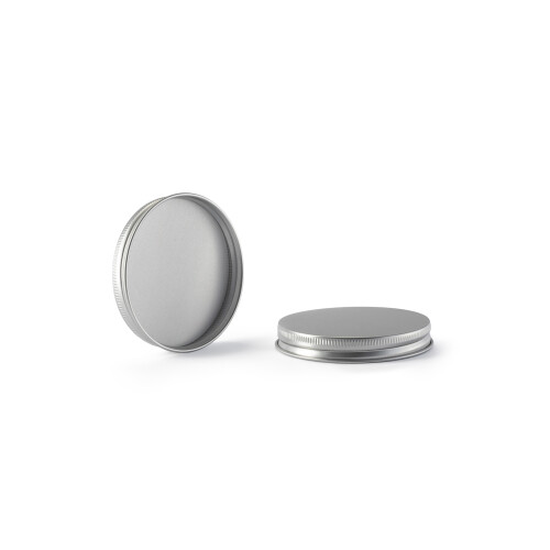 Låg til 250 ml glas Aluminium - Sølv