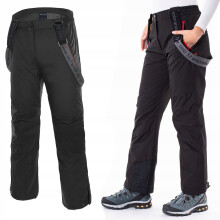 Dame skibukser MEMBRAN 12.000 XXL Sort