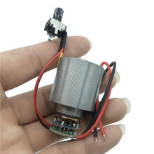 10X Brushless Motor 7-24V 100000RPM High Speed CNC Aluminum Alloy Impeller Ducted Fan Stepless Speed Regulation