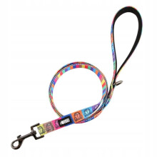 Hundesnor kort 1,5 m farverig urban traditionel bulldog HUGGY DOGGY M